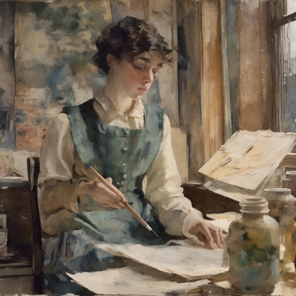 Η Τεχνική και Ο Στυλ του Καλλιτέχνη Albert Benois